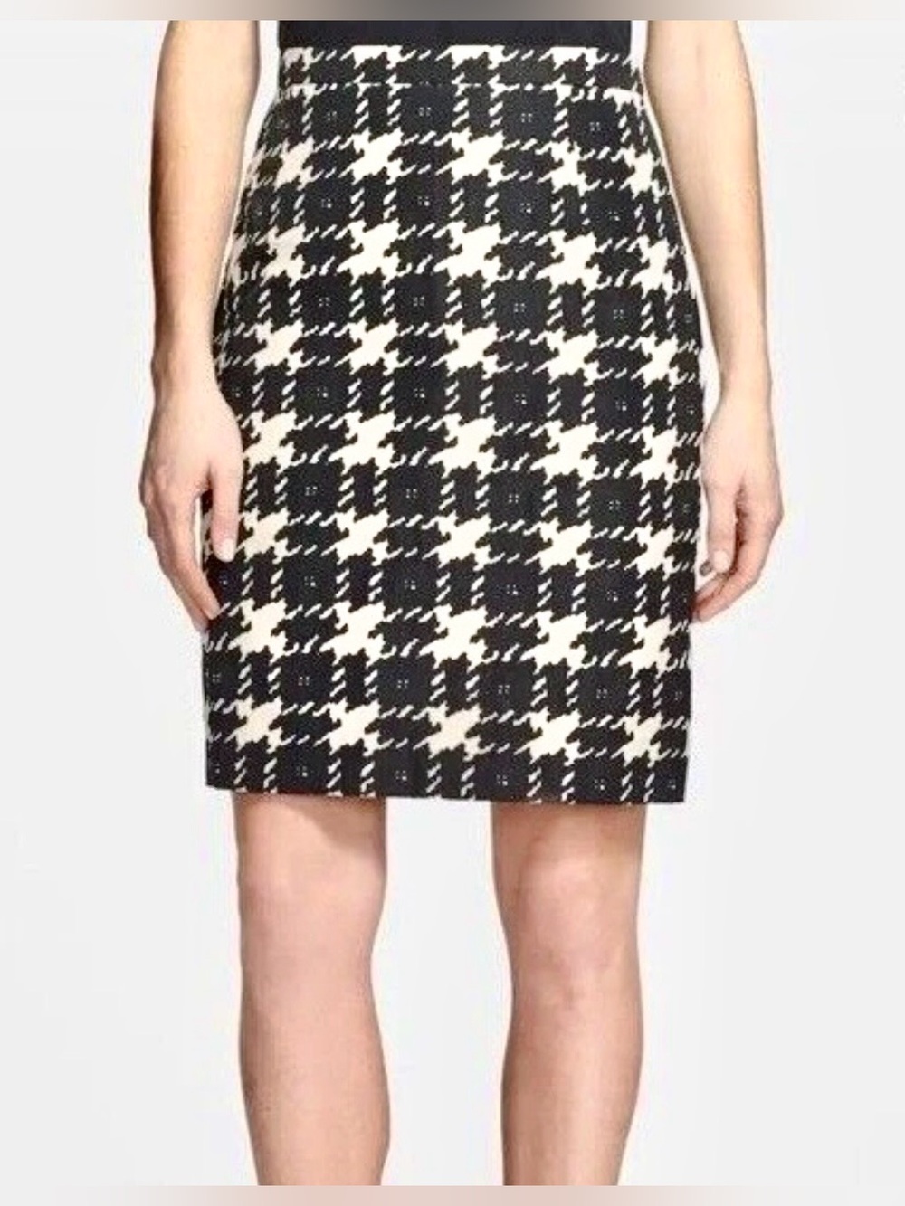 Weekend Max Mara houndstooth printed pencil skirt size S/M